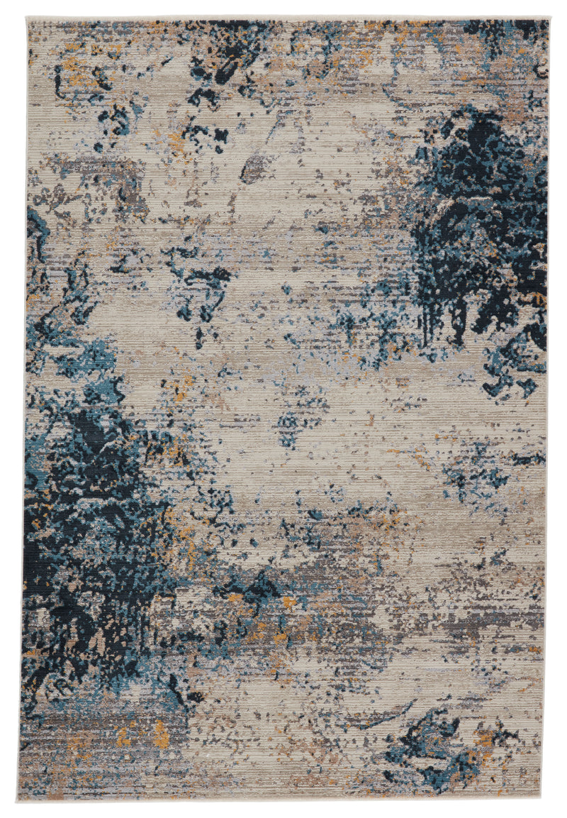 media image for Terrior Abstract Rug in Blue & Gold by Jaipur Living 277