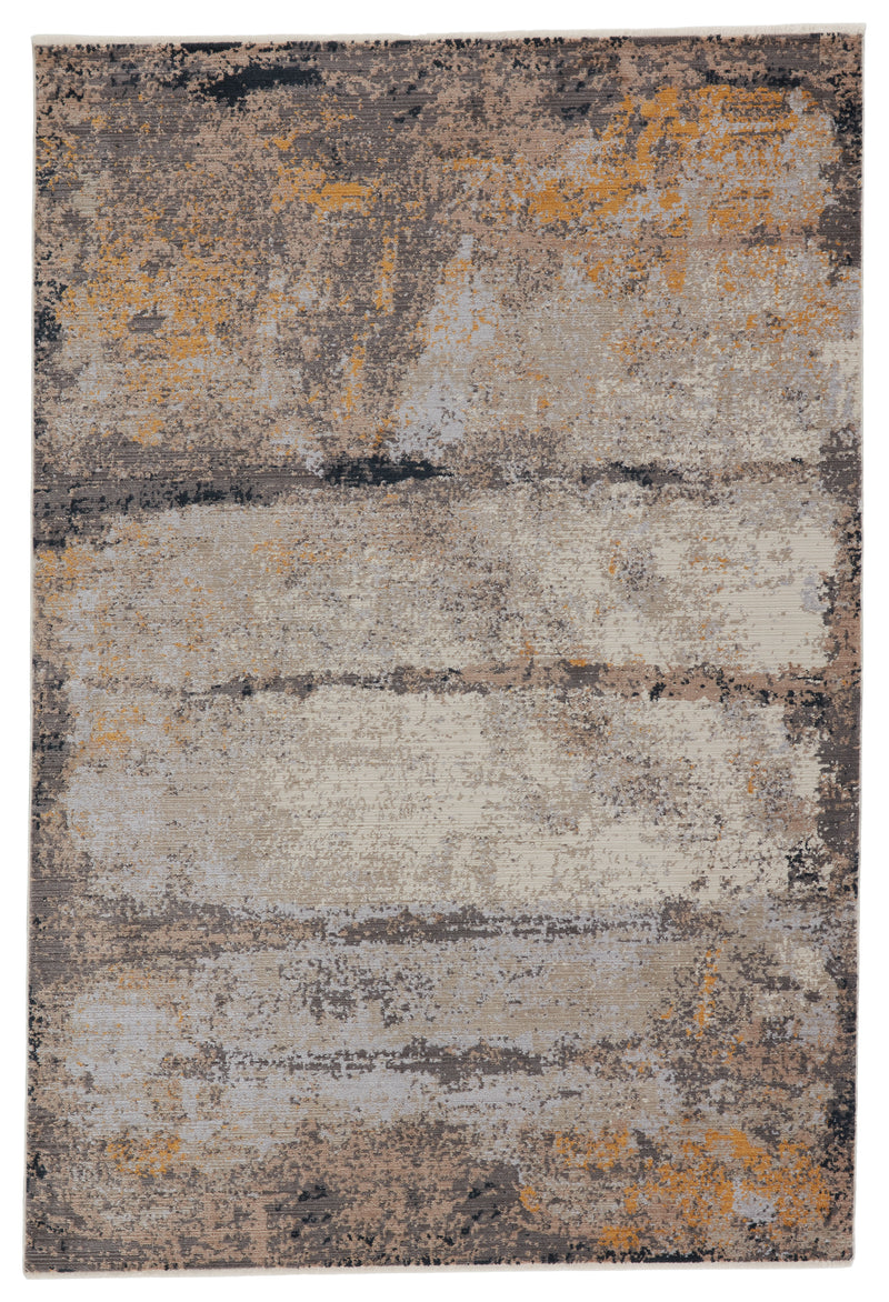 media image for Trevena Abstract Rug in Gray & Gold by Jaipur Living 221