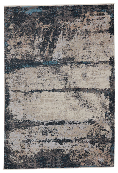 product image for Trevena Abstract Rug in Blue & Gray by Jaipur Living 36
