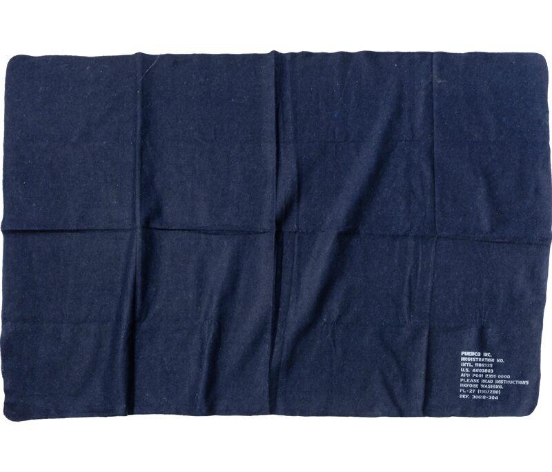 media image for felted blanket navy blue design by puebco 4 213