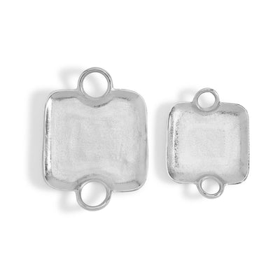 product image for metropolitan s 2 decorative silver trays with handles 2 6