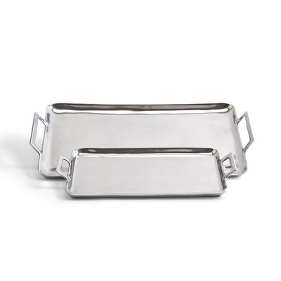 product image for crillion s 2 high polished silver trays with handles 1 50