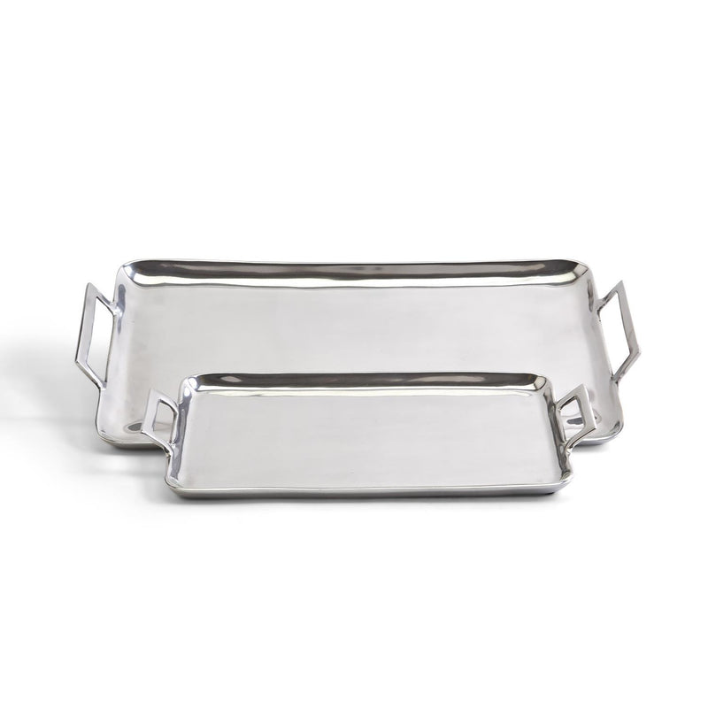 media image for crillion s 2 high polished silver trays with handles 1 256