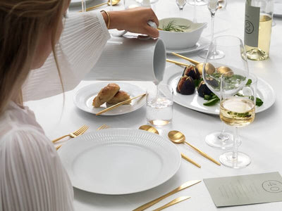 product image for white fluted serveware by new royal copenhagen 1016925 33 64