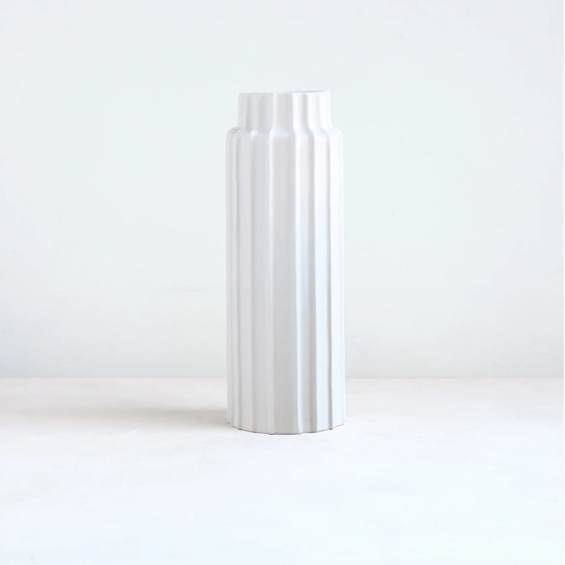 media image for ceramic ribbed cylinder vases 2 269