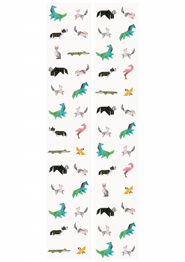 media image for Tangram Animals Kids Wallpaper by KEK Amsterdam 220