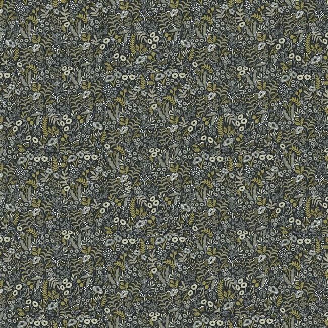 media image for sample tapestry wallpaper in black and beige from the rifle paper co collection by york wallcoverings 1 241