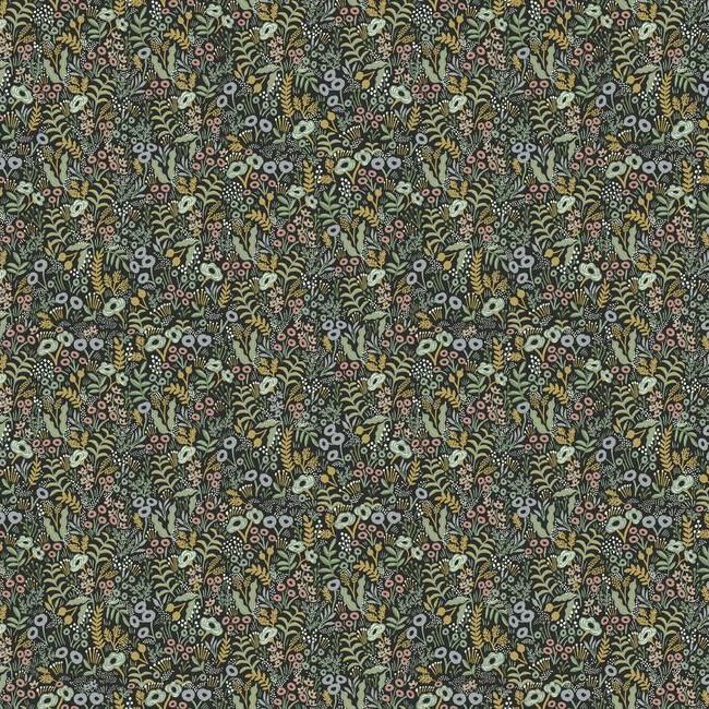 media image for Tapestry Wallpaper in Black from the Rifle Paper Co. Collection by York Wallcoverings 225