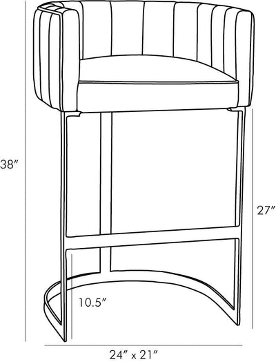 product image for tatum bar stool by arteriors arte 6936 6 25