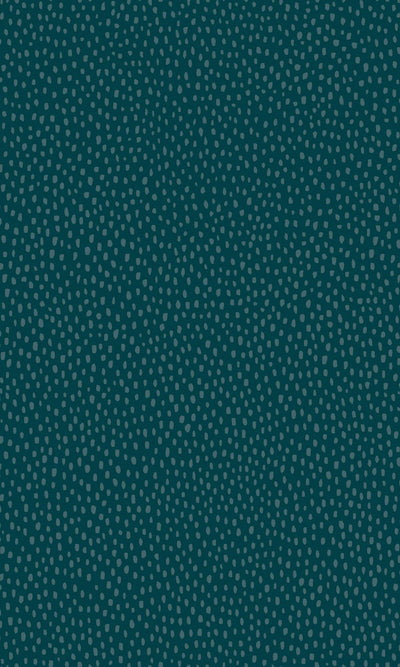 product image of sample teal dotted plain simple textured wallpaper by walls republic 1 563