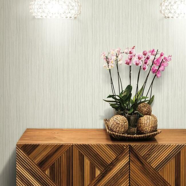 media image for Temperate Veil Wallpaper in Light Grey by Antonina Vella for York Wallcoverings 277