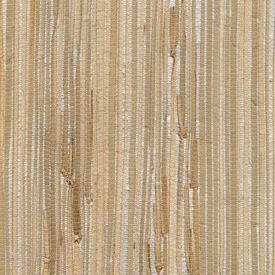 product image for Tereza Silver Foil Grasscloth Wallpaper from the Jade Collection by Brewster Home Fashions 2