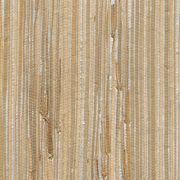 media image for Tereza Silver Foil Grasscloth Wallpaper from the Jade Collection by Brewster Home Fashions 280