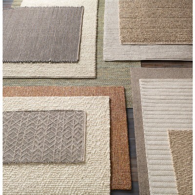 product image for Aiden Wool Medium Gray Rug Styleshot Image 6