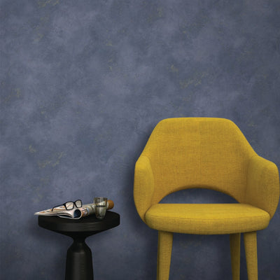 product image for Textured Faux Metallic Concrete Wallpaper in Navy Blue by Walls Republic 11