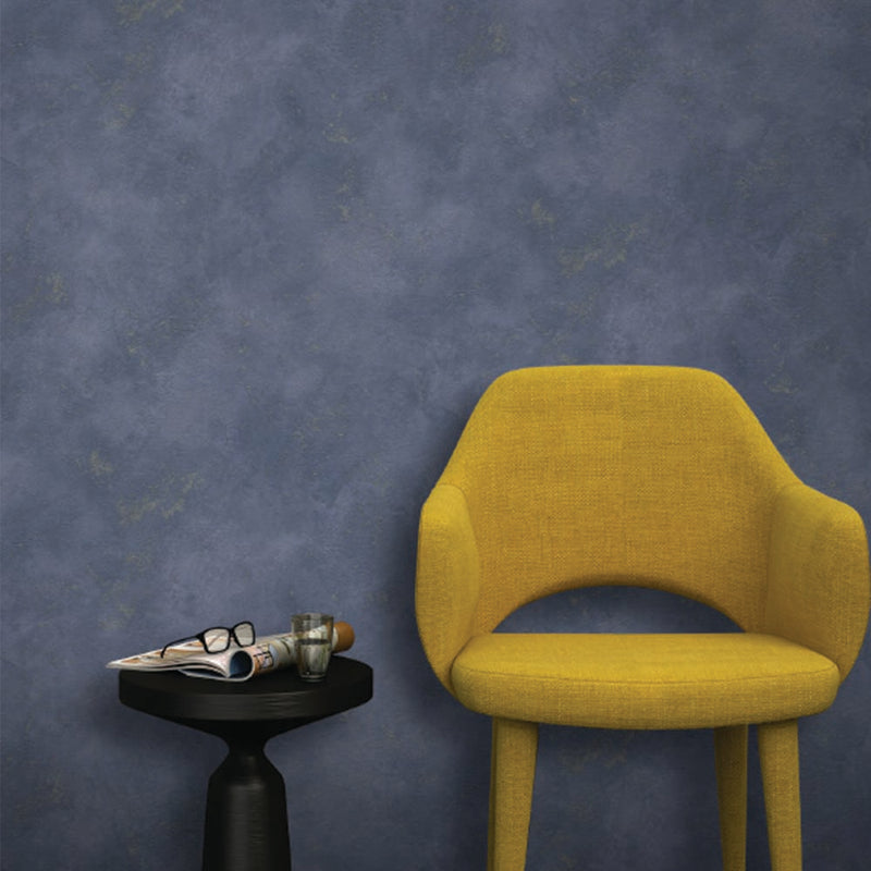 media image for Textured Faux Metallic Concrete Wallpaper in Navy Blue by Walls Republic 219