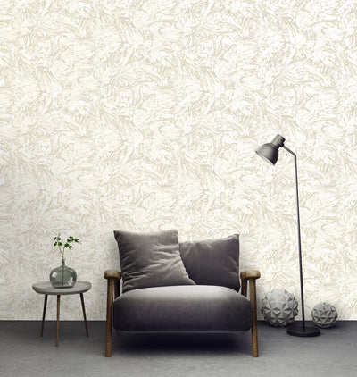 product image for Textured Ink Abstract Wallpaper in Cream by Walls Republic 87