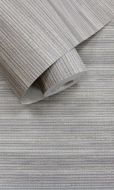 product image for Grey Plain Grasslike Textured Metallic Wallpaper by Walls Republic 40