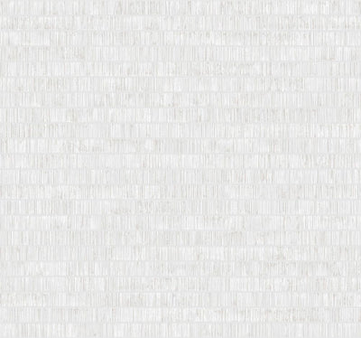 product image of sample textured stripe wallpaper in metallic pearl and white from the casa blanca ii collection by seabrook wallcoverings 1 514
