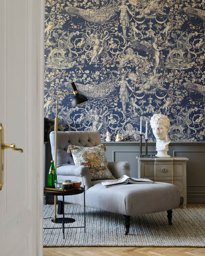 product image for The Promise Land Wallpaper in Sapphire from the Wallpaper Compendium Collection by Mind the Gap 19