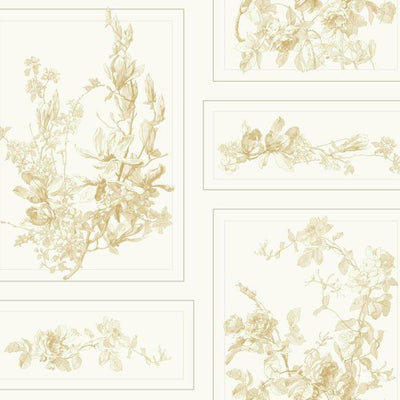 product image of The Magnolia Wallpaper in Neutrals and Cream from the Magnolia Home Collection by Joanna Gaines 50