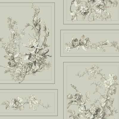 product image of sample the magnolia wallpaper in warm grey and neutrals from the magnolia home collection by joanna gaines 1 56