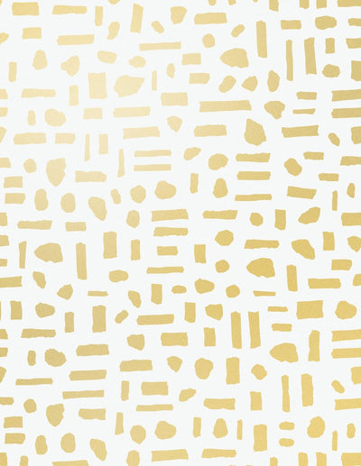 product image of sample the pearl wallpaper in gold on cream design by juju 1 52