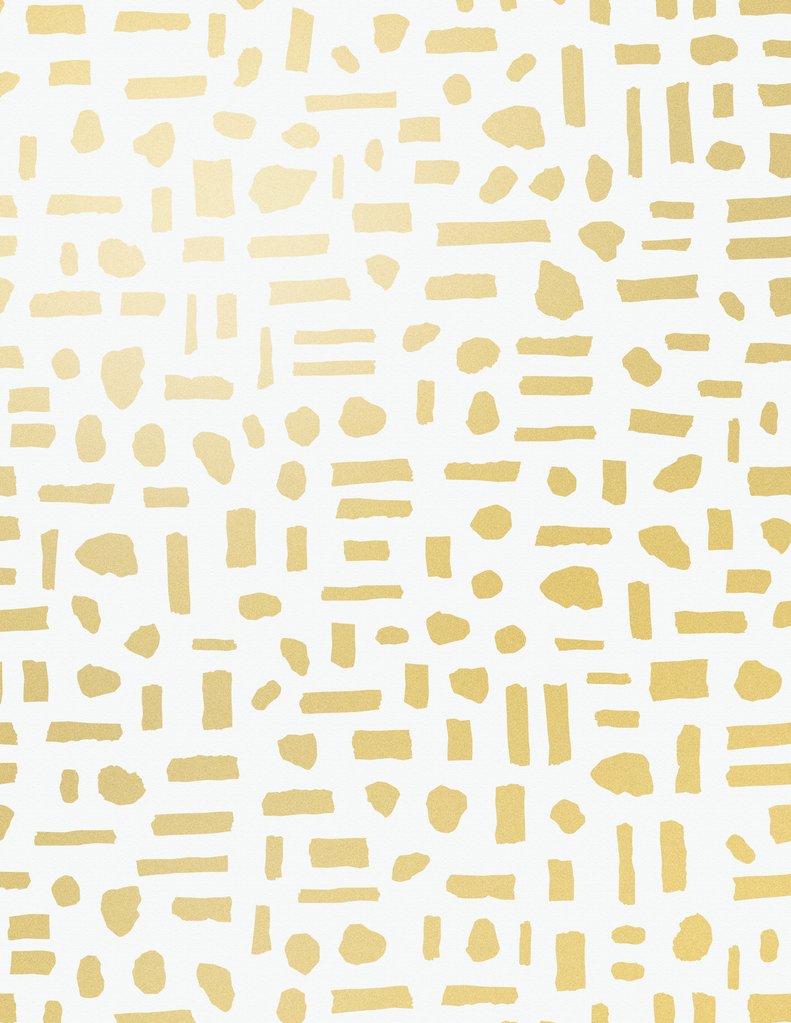 media image for sample the pearl wallpaper in gold on cream design by juju 1 297