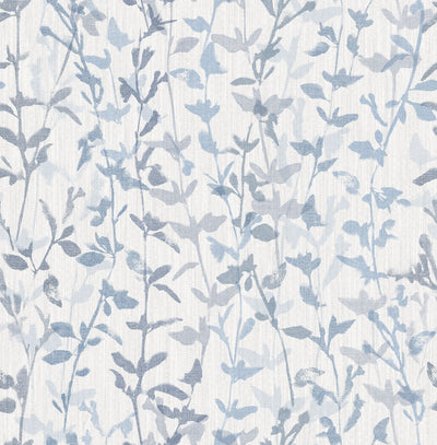 product image of Thea Floral Trail Wallpaper in Blue from the Scott Living Collection by Brewster Home Fashions 518