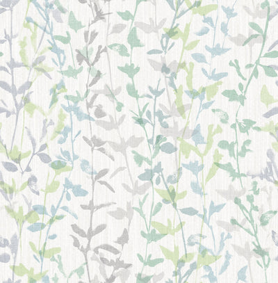 product image of sample thea floral trail wallpaper in green from the scott living collection by brewster home fashions 1 556