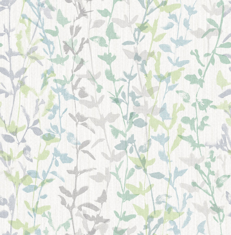 media image for sample thea floral trail wallpaper in green from the scott living collection by brewster home fashions 1 239