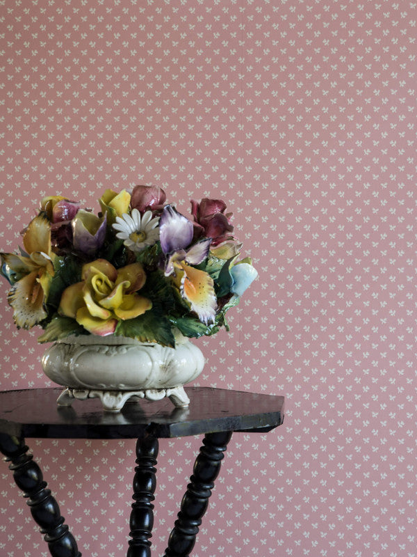 media image for Tiny Flower  Wallpaper in Powder Pink 210