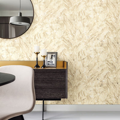 product image for Titania Marble Texture Wallpaper in Gold from the Polished Collection by Brewster Home Fashions 56