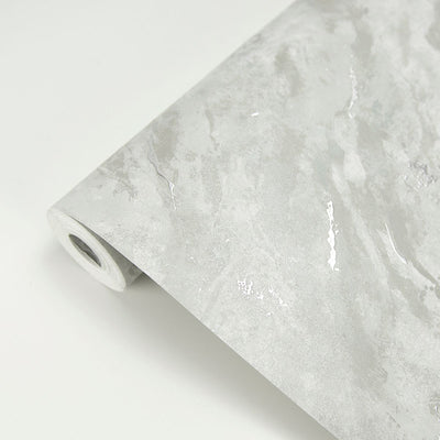 product image for Titania Marble Texture Wallpaper in Silver from the Polished Collection by Brewster Home Fashions 52