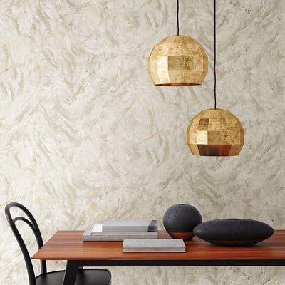 product image for Titania Marble Texture Wallpaper in Taupe from the Polished Collection by Brewster Home Fashions 90