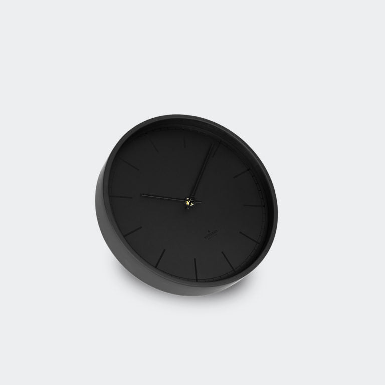 media image for Tone25 Silent Wall Clock Black Index 226