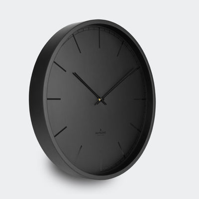product image for Tone45 Silent Wall Clock Black Index 85