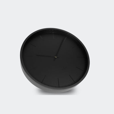 product image for Tone45 Silent Wall Clock Black Index 26