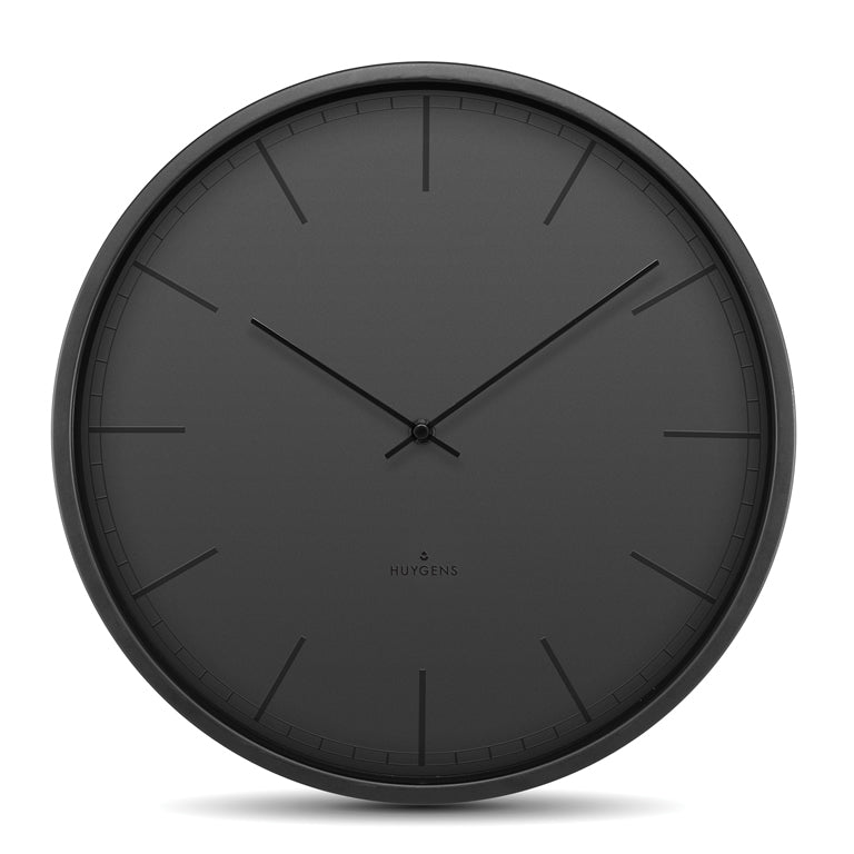 media image for Tone45 Silent Wall Clock Black Index 279