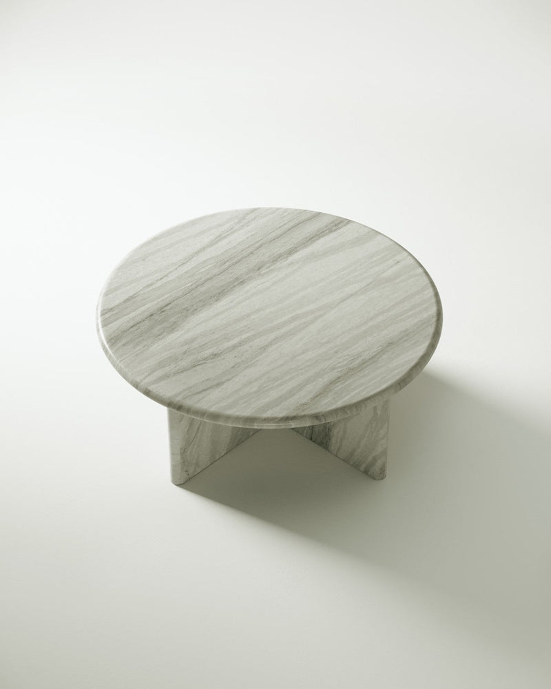 media image for plinth small circular marble coffee table csl3312 slm 7 248