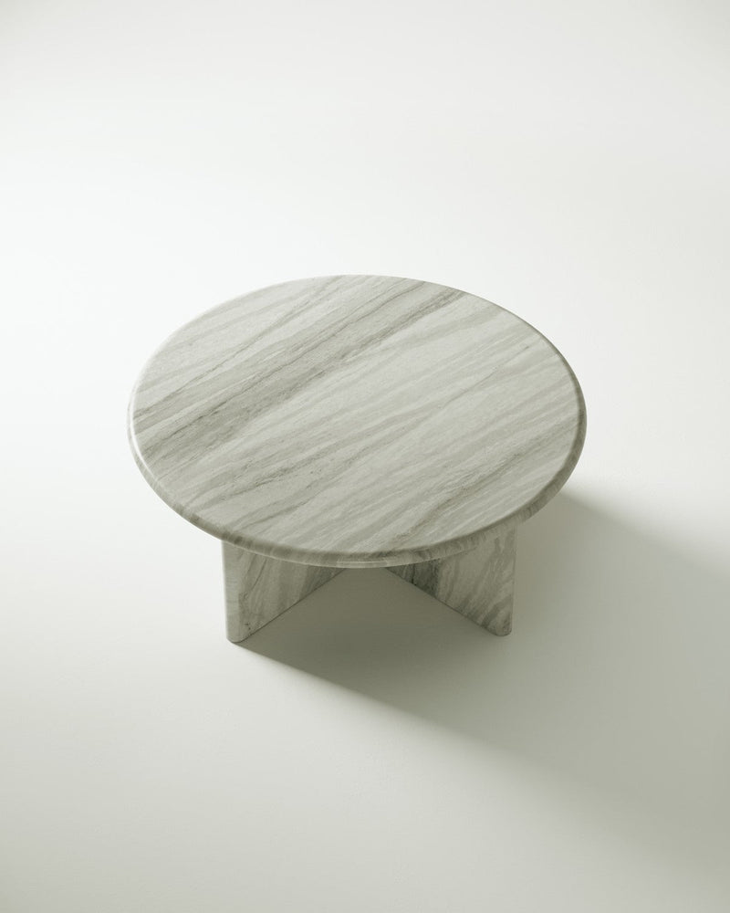 media image for plinth small circular marble coffee table csl3312 slm 7 234