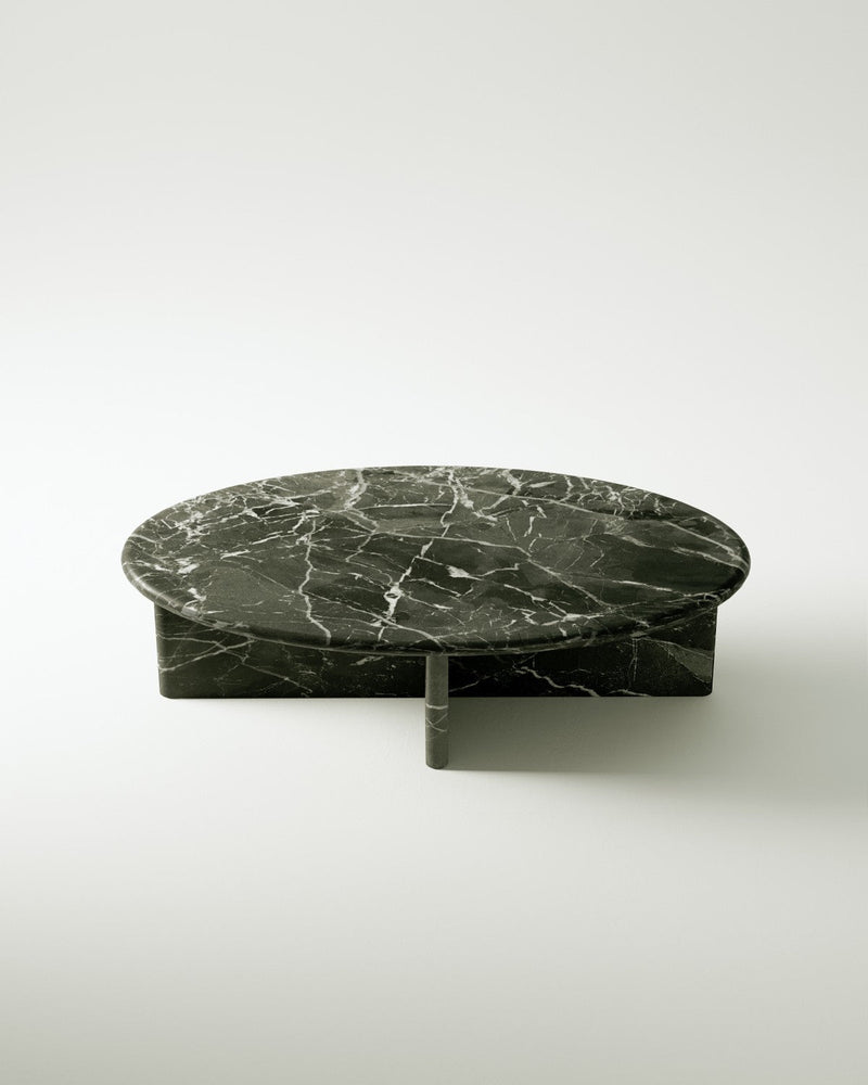 media image for plinth small oval marble coffee table csl4212r slm 7 284