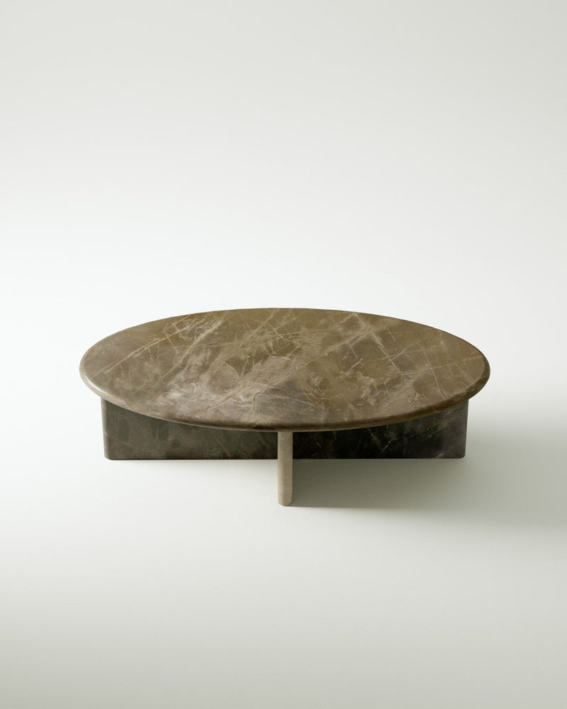 media image for plinth large oval marble coffee table csl4215r slm 8 275
