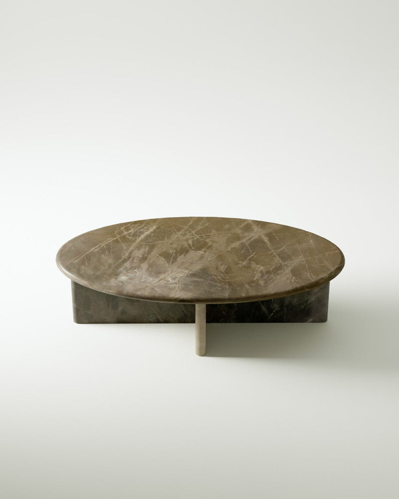 media image for plinth large oval marble coffee table csl4215r slm 8 241
