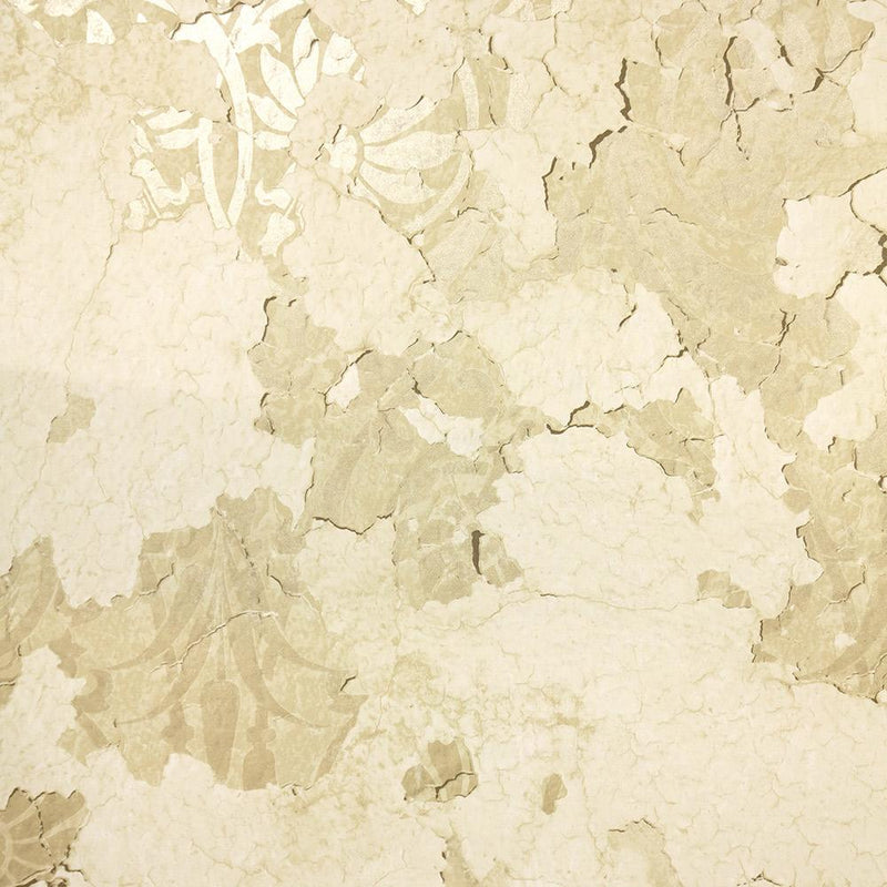 media image for Torn Floral Wallpaper in Gold from the Precious Elements Collection by Burke Decor 283