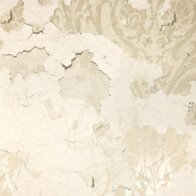 product image of Torn Floral Wallpaper in Grey and Cream from the Precious Elements Collection by Burke Decor 576