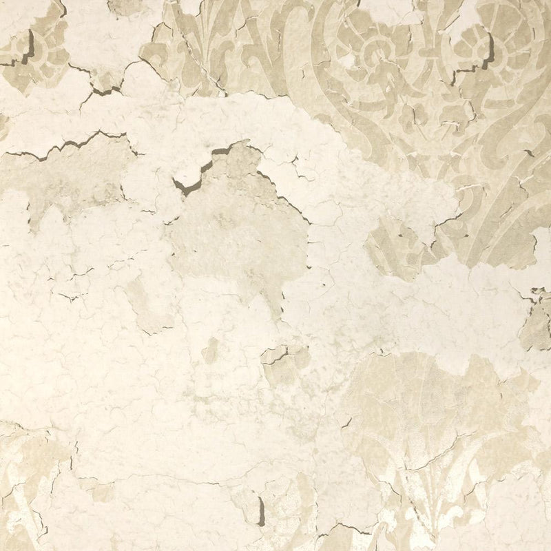 media image for Torn Floral Wallpaper in Grey and Cream from the Precious Elements Collection by Burke Decor 26