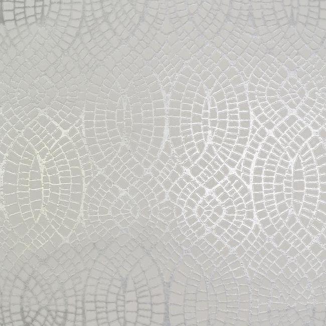 media image for Tortoise Wallpaper in Silver and White by Antonina Vella for York Wallcoverings 293