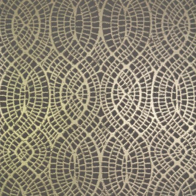 media image for Tortoise Wallpaper in Taupe and Gold by Antonina Vella for York Wallcoverings 236