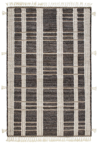 product image for tory grey ivory hand knotted wool rug by dash albert da1871 912 1 12